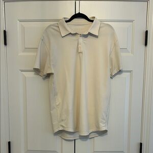 BYLT Basics Men's Off-White Polo Shirt